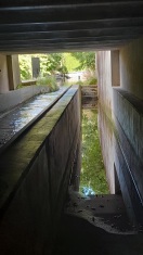 Foto: Treidelweg am Fisch-Kanu-Pass steht zu tief unter Wasser 